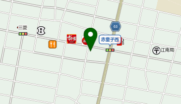 丸亀製麺 江南店の地図画像