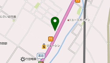 丸亀製麺 五個荘店の地図画像