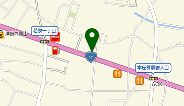 丸亀製麺 本庄店の地図画像