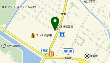 丸亀製麺 彦根松原店の地図画像