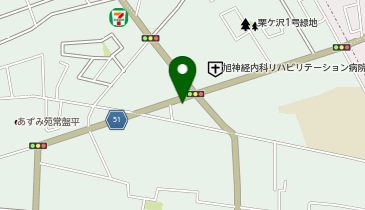 丸亀製麺 松戸栗ケ沢店の地図画像
