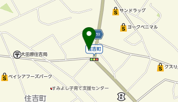 丸亀製麺 大田原店の地図画像