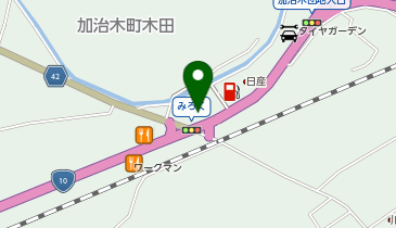 丸亀製麺 加治木店の地図画像