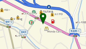 丸亀製麺 多治見店の地図画像