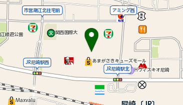 丸亀製麺 あまがさきキューズモール店の地図画像