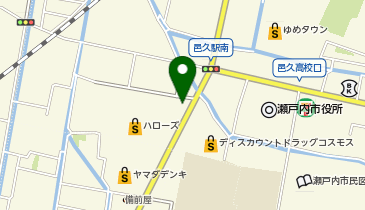 丸亀製麺 邑久店の地図画像