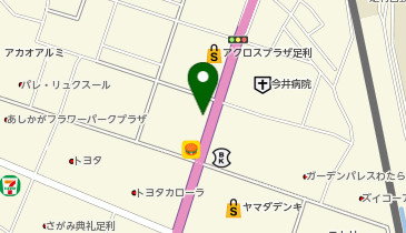 丸亀製麺 足利店の地図画像