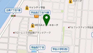 丸亀製麺 広島宇品店の地図画像