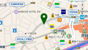 丸亀製麺 渋谷道玄坂店の地図画像