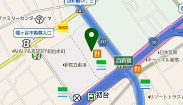 丸亀製麺 東京オペラシティ店の地図画像