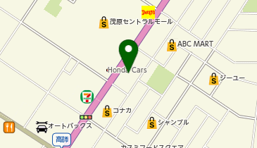丸亀製麺 茂原店の地図画像
