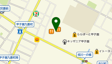 丸亀製麺 ららぽーと甲子園店の地図画像