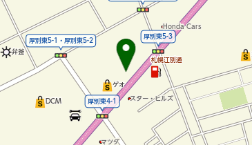 丸亀製麺 新札幌店の地図画像