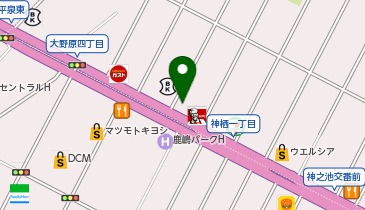 丸亀製麺 神栖店の地図画像