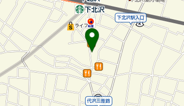 丸亀製麺 下北沢店の地図画像