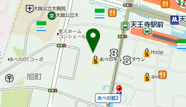 丸亀製麺 あべのキューズモール店の地図画像