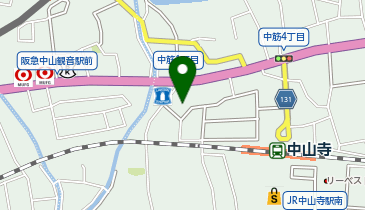 丸亀製麺 中山寺店の地図画像