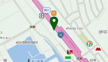 丸亀製麺 北谷店の地図画像