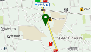 丸亀製麺 宝塚店の地図画像