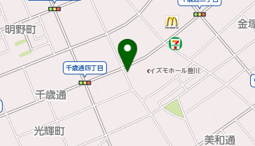 丸亀製麺 豊川店の地図画像