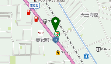 丸亀製麺 八尾店の地図画像