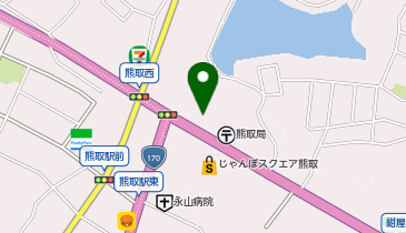 丸亀製麺 熊取店の地図画像