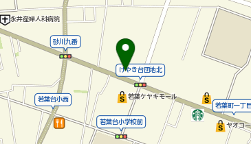 丸亀製麺 立川若葉店の地図画像