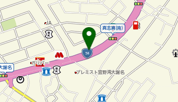 丸亀製麺 宜野湾店の地図画像