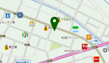 丸亀製麺 焼津店の地図画像