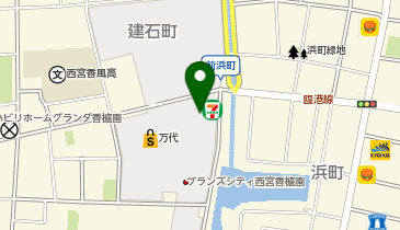 丸亀製麺 西宮前浜店の地図画像