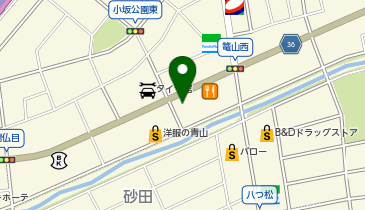 丸亀製麺 鴻仏目店の地図画像