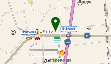 丸亀製麺 東浦店の地図画像