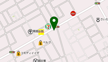 丸亀製麺 東越谷店の地図画像