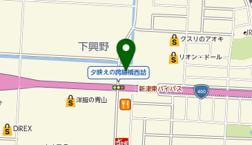 丸亀製麺 新潟新津店の地図画像