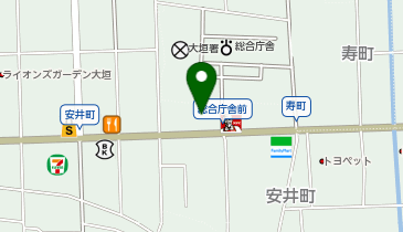 丸亀製麺 大垣店の地図画像