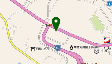 丸亀製麺 四万十店の地図画像