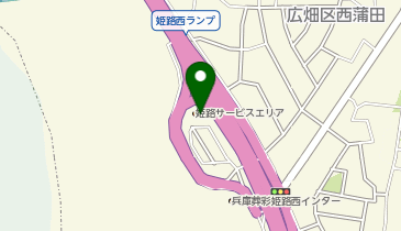 丸亀製麺 姫路SA店の地図画像