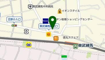 丸亀製麺 イオン板橋店の地図画像