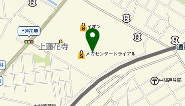 丸亀製麺ショッパーズモールなかまの地図画像