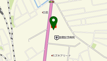 丸亀製麺 函館西店の地図画像