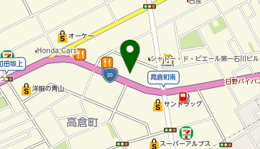 丸亀製麺 八王子高倉店の地図画像