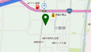 丸亀製麺 豊中小曽根店の地図画像