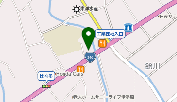 丸亀製麺 伊勢原店の地図画像