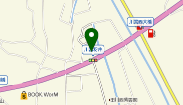 丸亀製麺田川の地図画像