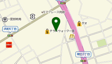 丸亀製麺 テラスウォーク一宮店の地図画像