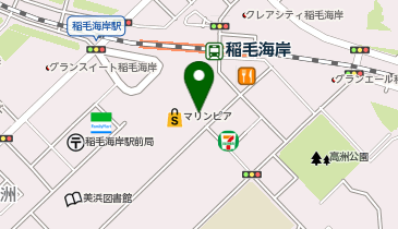 丸亀製麺 マリンピア店の地図画像