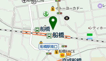 船橋珈琲焙煎所Shapo船橋の地図画像