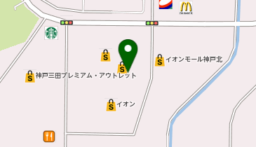 豚屋とん一イオンモール神戸北店の地図画像