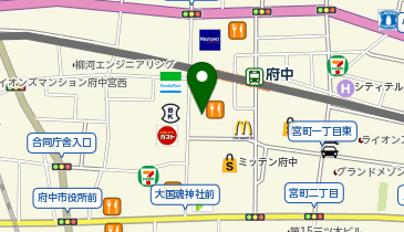 丸亀製麺 武蔵府中ル・シーニュ店の地図画像