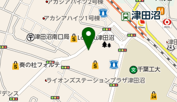 豚屋とん一モリシア津田沼の地図画像